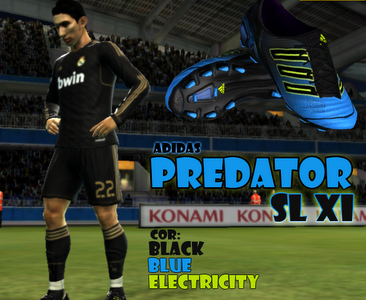Adidas Predator SL XI - Blue, Black, Electricity Adidas Predator SL XI - Blue, Black, Electricity