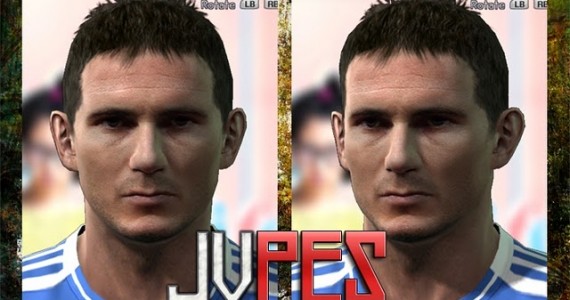 Face de Frank Lampard do Chelsea para PES 2011