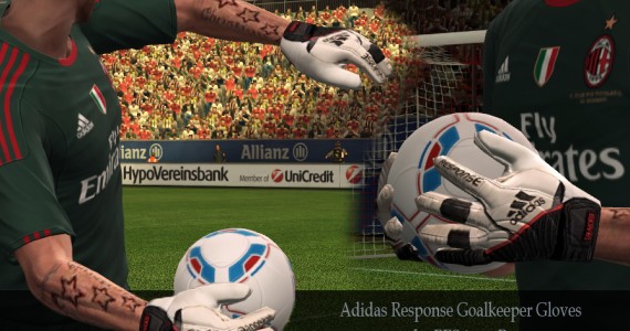 PES 2012 Adidas Response Goalkeeper Gloves by PEStinator