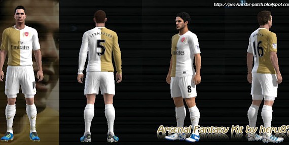 PES 2012 Arsenal Fantasy Kit PES 2012 Arsenal Fantasy Kit
