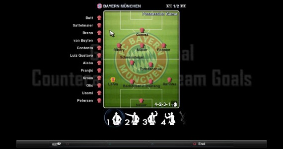PES 2012 Bayern München Gameplan Pitch PES 2012 Bayern München Gameplan Pitch
