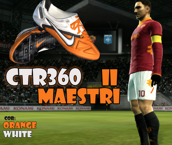 PES 2012 CTR360 Maestri II Boots - Orange, White PES 2012 CTR360 Maestri II Boots - Orange, White
