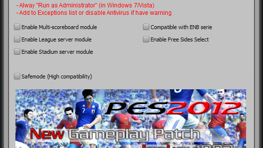 PES 2012 Gameplay Tool v3.0 Compatible Official Konami Update 1.02 PES 2012 Gameplay Tool v3.0 Compatible Official Konami Update 1.02