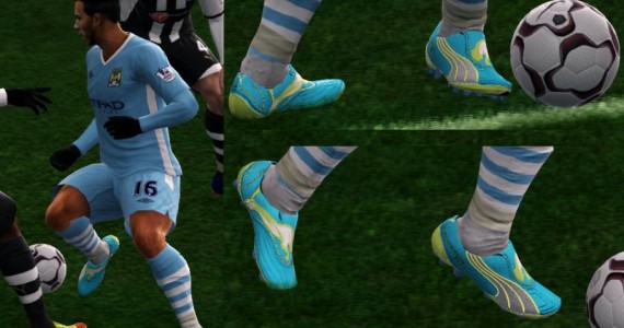 PES 2012 Puma v1.11 Dresden Blue - White - Lime Punch