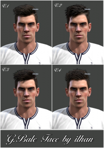 PES 2013 Updated Gareth Bale Face