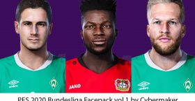 PES 2020 Bundesliga Facepack vol 1 by Cybermaker