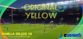 Vanilla Deluxe v2 Original Yellow For PES 2021