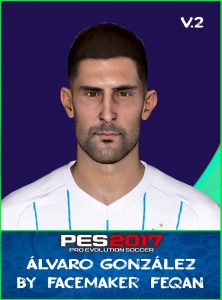 Álvaro González Face Pes 2017 by Feqan