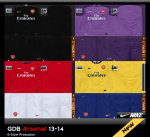 PES 2013 Arsenal GDB Kitset 2013-2014