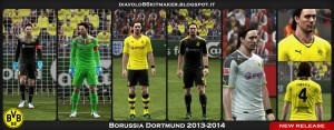 PES 2013 Borussia Dortmund 2013-2014 Kits