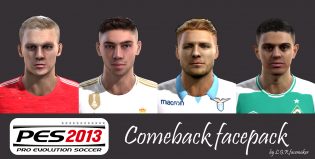 PES 2013 Comeback Facepack by L.G.R Facemaker