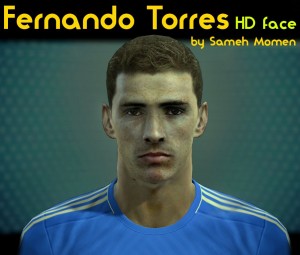 PES 2013 Fernando Torres HD Face