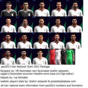 PES 2013 Iran National Team