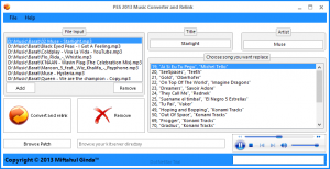PES 2013 Music Converter & Relink V2
