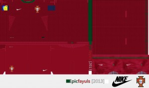 PES 2013 Portugal Kit 12-14