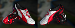 PES 2013 Puma King White-Red-Black Boots