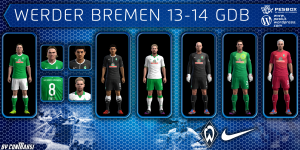 PES 2013 Werder Bremen 13-14 Kits