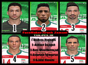 PES 2014 Iranian Player Facepack