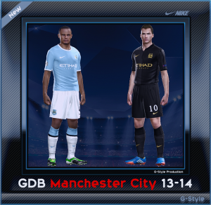 PES 2014 Manchester City 2013-2014 GDB Kitset