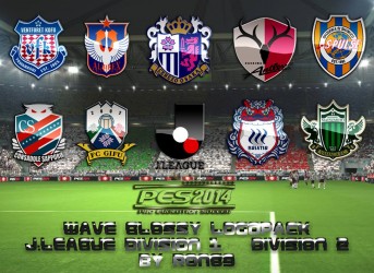 PES 2014 Wave Glossy Logopack - J. League Division 1 and Division 2