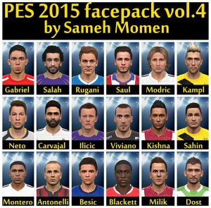 PES 2015 Facepack Vol 4