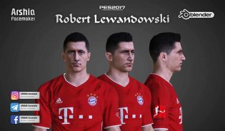 Download Lewandowski Face PES17