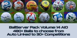 PES 2021 Ball Server Pack V14 AIO