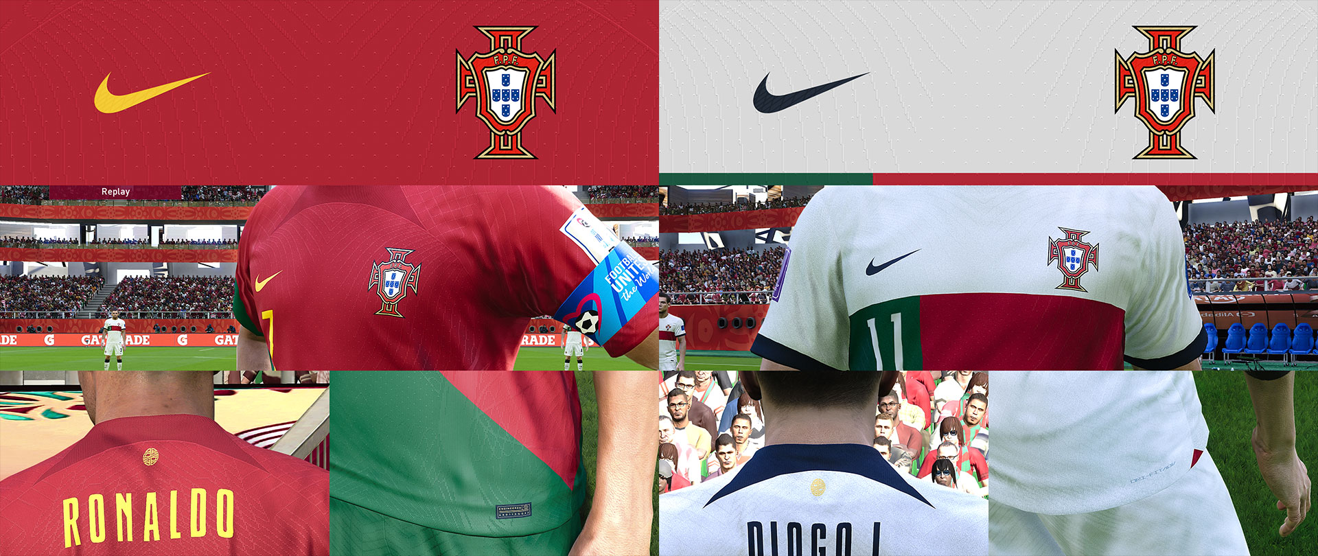 PES 2021 Ultra High-resolution - Portugal 2022 WC Kitpack