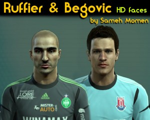 Ruffier& Begovic HD faces by Sameh Momen