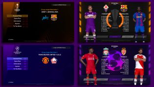 eFootball X Football Manager 22 Graphic Menu PES 2017